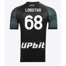 SSC Napoli Stanislav Lobotka #68 Tredjedrakt 2023-24 Kortermet